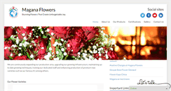 Desktop Screenshot of maganaflowers.com